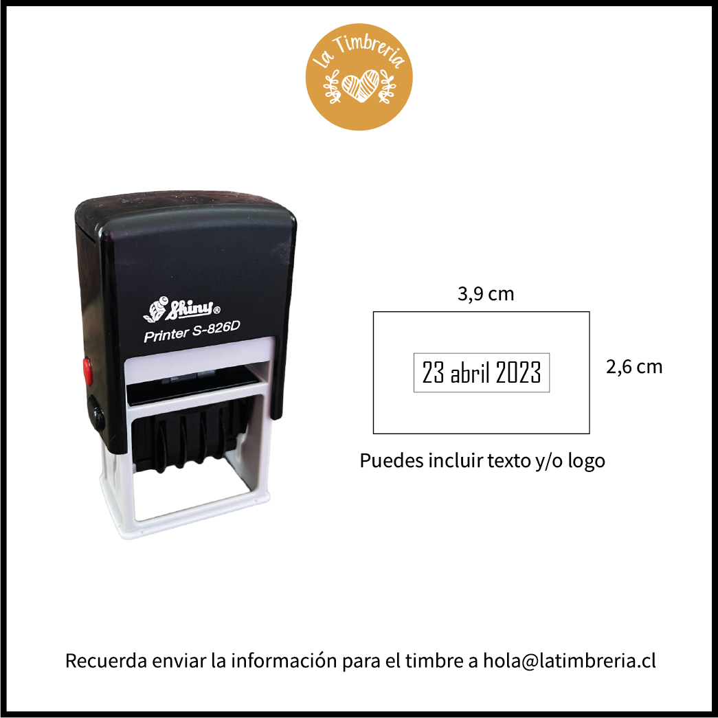 Timbre Automático Fechador 2,2x3,9 cm – La Timbrería